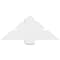 Ekena Millwork Redmond Architectural Grade PVC Gable Bracket, 36"W x 15"H x 6"D x 6"F, 10/12 Pitch GBP036X15X0606RED00 - alternate 5